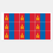 Mongolia Flag Labels (Vel)
