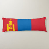 Mongolia Flag Lichaamskussen (Achterkant)