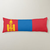 Mongolia Flag Lichaamskussen (Voorkant)