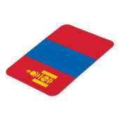 Mongolia Flag Magneet (Linkerzijde)