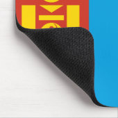 Mongolia Flag Mousepad Muismat (Hoek)