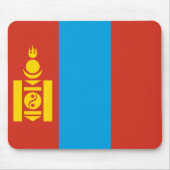 Mongolia Flag Mousepad Muismat (Voorkant)