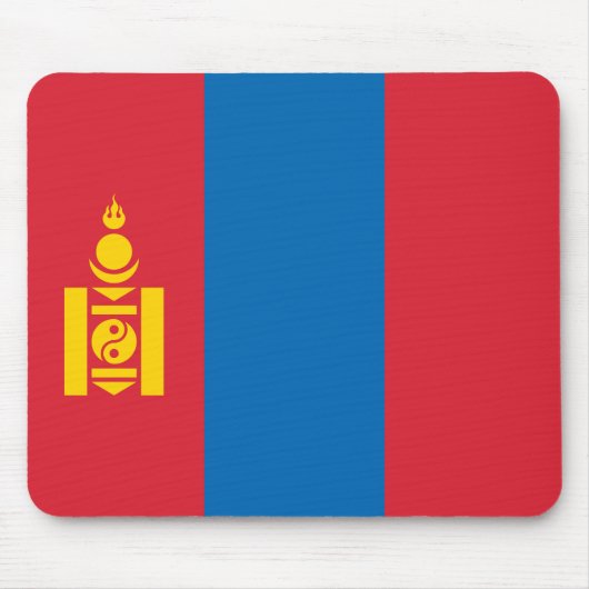 Mongolia Flag Muismat (Voorkant)