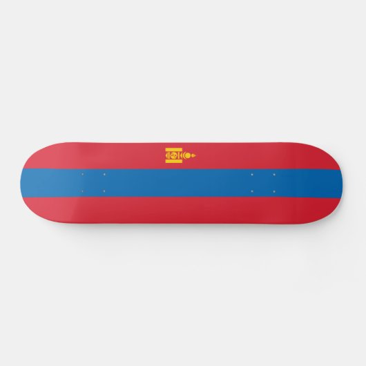 Mongolia Flag Persoonlijk Skateboard (Horizontaal)
