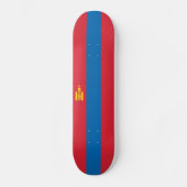 Mongolia Flag Persoonlijk Skateboard (Voorkant)