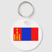 Mongolia Flag Sleutelhanger (Voorkant)