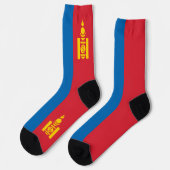 Mongolia Flag Sokken (Links)