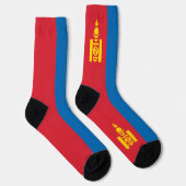 Mongolia Flag Sokken (Rechts)