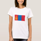 Mongolia Flag T-shirt (Voorkant)