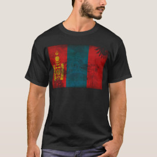 Mongolia Flag T-shirt
