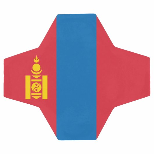 Mongolia Flag Voetbal (Enkel)