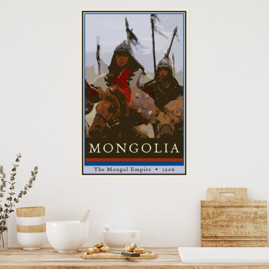 Mongolia Poster (Keuken)