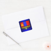 Mongolia Pride Vierkante Sticker (Envelop)
