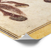 Mongoliaanse nomade die zijn paard naar water bren poster (Hoek)