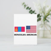 Mongolian American Briefkaart (Staand voorkant)
