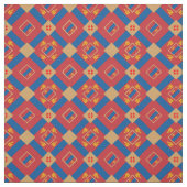 Mongolian Flag & Mongolia Trendy Fabric mode Stof (Swatch)