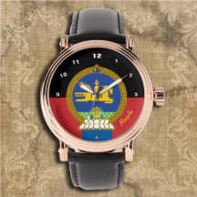 Mongolian Flag Watch, Em, Mongolië mode / sport