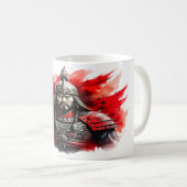 Mongolian Warrior Koffiemok (Voorkant rechts)