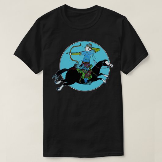 Mongolian Warrior T-shirt (Design voorkant)