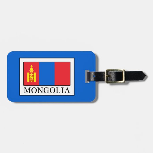 Mongolië Bagagelabel (Voorkant horizontaal)