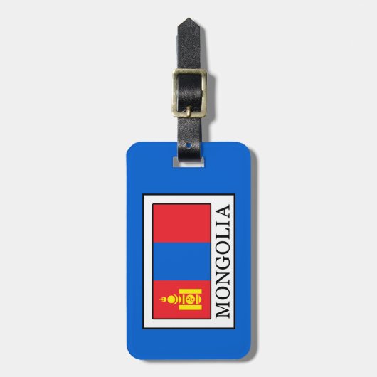 Mongolië Bagagelabel (Voorkant verticaal)