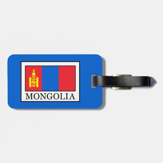 Mongolië Bagagelabel (Achterkant horizontaal)