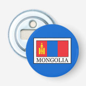 Mongolië Button Flesopener (Voorkant)