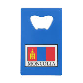 Mongolië Creditkaart Flessenopener (Achterkant)