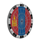 Mongolië Dartboard, spelbord, Mongoolse vlag Dartbord (Voorkant Links)