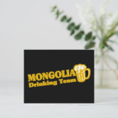 Mongolië Drink team Briefkaart (Staand voorkant)