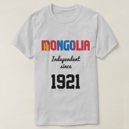 Mongolië Flag Independence Celebration T-shirt