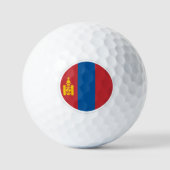 Mongolië Golf Balls, Mongoolse vlaggenpatriotten Golfballen (Voorkant)