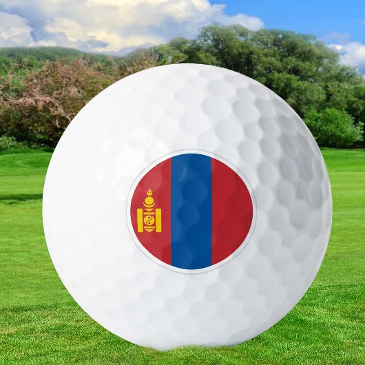 Mongolië Golf Balls, Mongoolse vlaggenpatriotten Golfballen