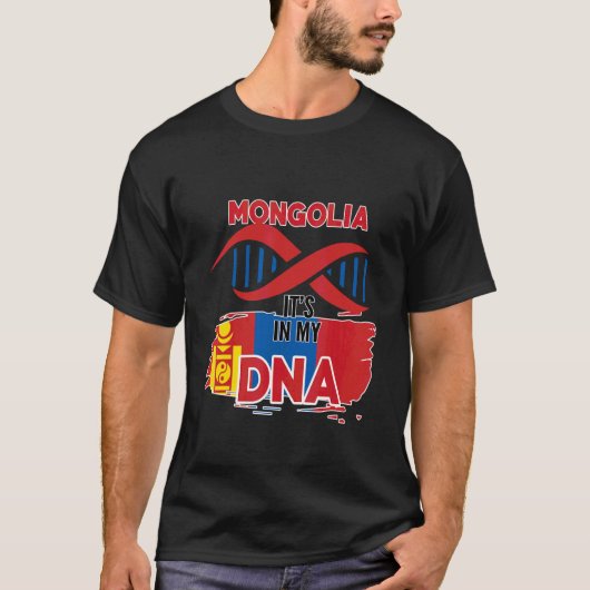 Mongolië in mijn bloed t-shirt (Voorkant)