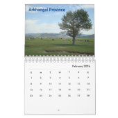 Mongolië Kalender (Feb 2026)