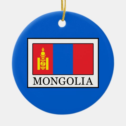 Mongolië Keramisch Ornament (Voorkant)