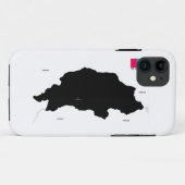 Mongolië Land Politieke Kaart Vlag Case-Mate iPhone Case (Achterkant (horizontaal))