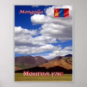 Mongolië - Landschap - Poster