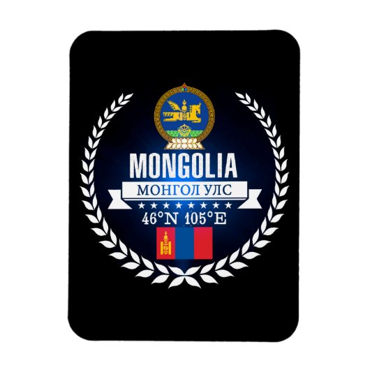 Mongolië Magneet (Verticaal)
