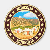 Mongolië Magneet (Voorkant)