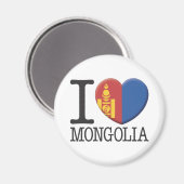 Mongolië Magneet (Voorkant / Achterkant)