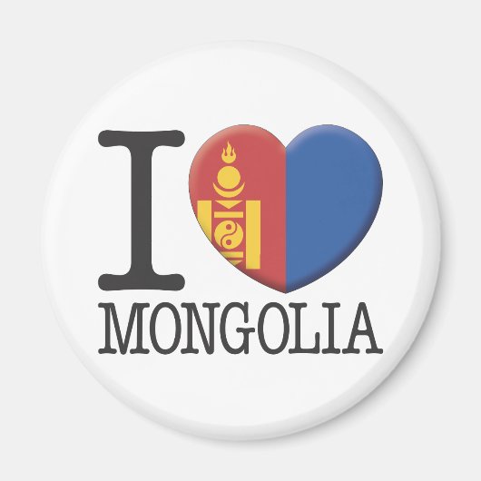 Mongolië Magneet (Voorkant)
