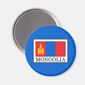 Mongolië Magneet (Voorkant / Achterkant)