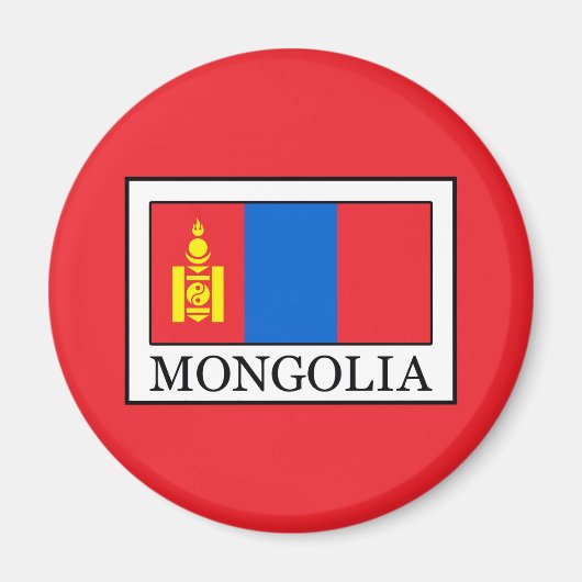 Mongolië Magneet (Voorkant)