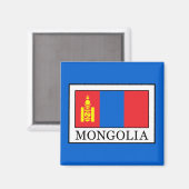 Mongolië Magneet (Voorkant / Achterkant)