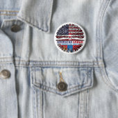Mongolië Mongolian American USA Tree Roots Flag Ronde Button 5,7 Cm (In situ)