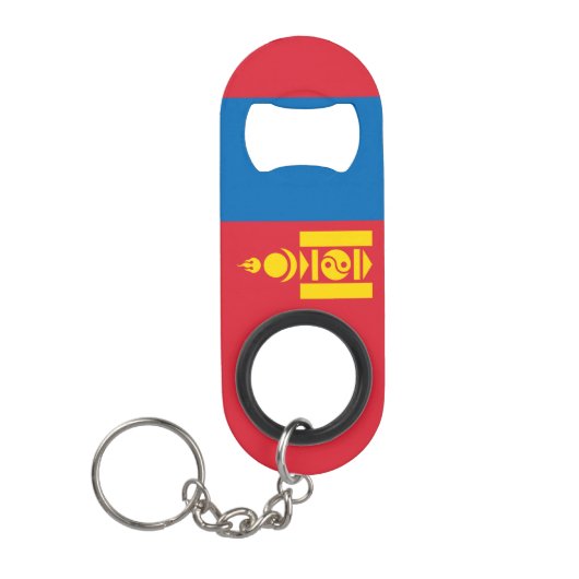 Mongolië Nationale Pride Patriottisch Mini Flessenopener (Voorkant)