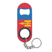 Mongolië Nationale Pride Patriottisch Mini Flessenopener (Achterkant)