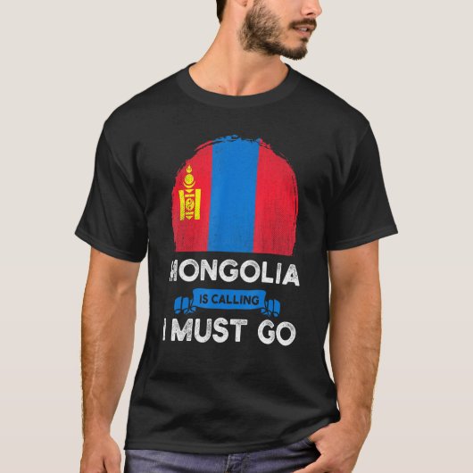 Mongolië noemt me Mongools erfgoed R T-shirt (Voorkant)
