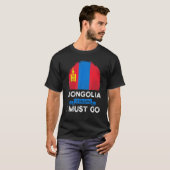 Mongolië noemt me Mongools erfgoed R T-shirt (Voorkant volledig)